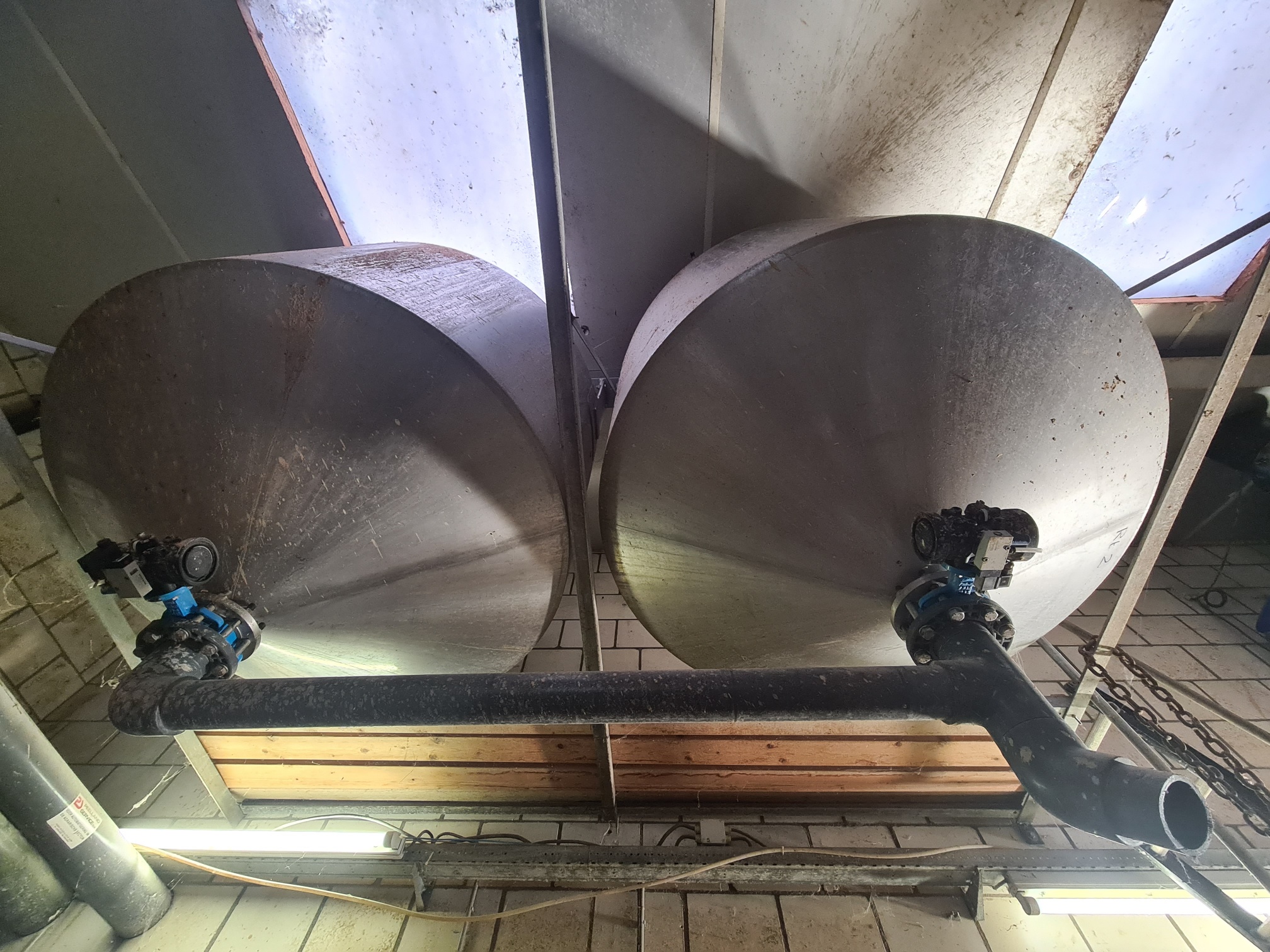 RVS positie tanks 2.500 liter